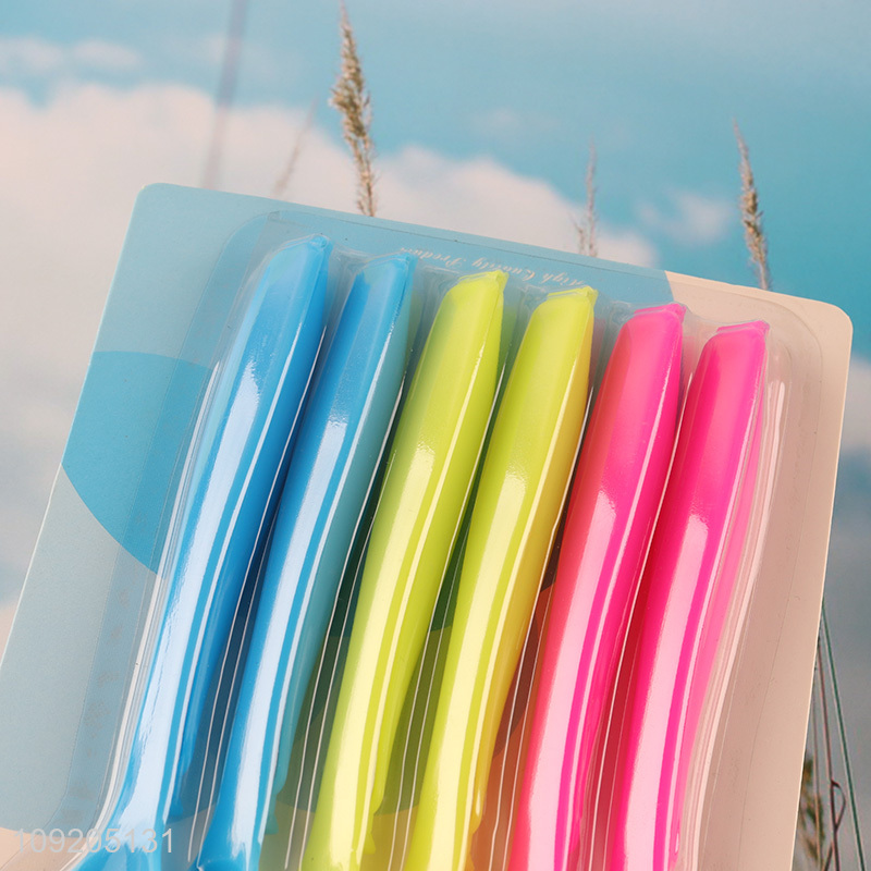 China Imports 6PCS Plastic Food Bag Clips Plastic Bag Sealing Clips
