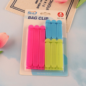 New Product 9PCS Chip Clips Food Bag Clips Plastic Sealing Clips