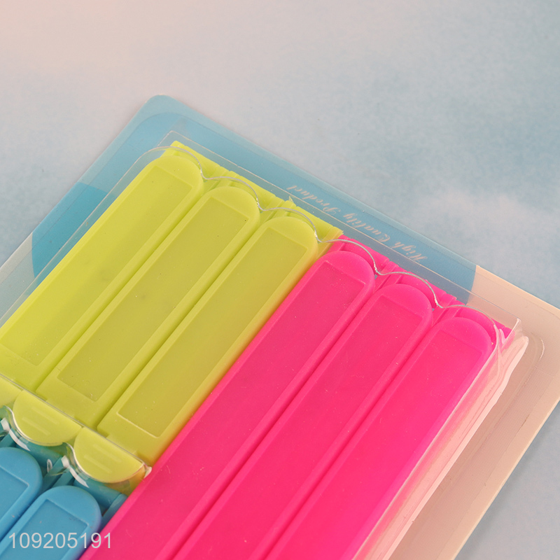 New Product 9PCS Chip Clips Food Bag Clips Plastic Sealing Clips