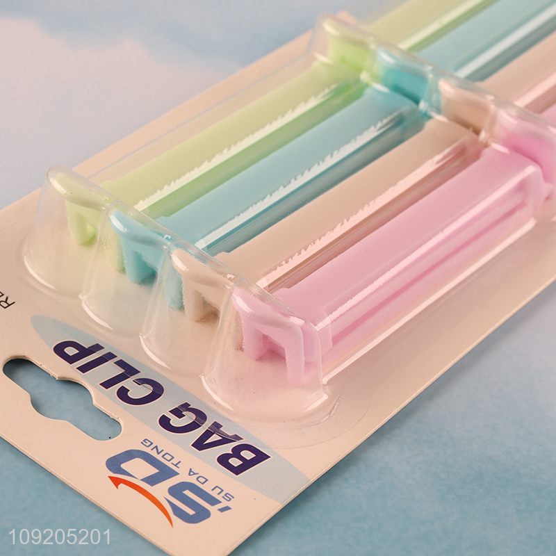 High Quality 8PCS Plastic Food Bag Clips Plastic Bag Sealing Clips