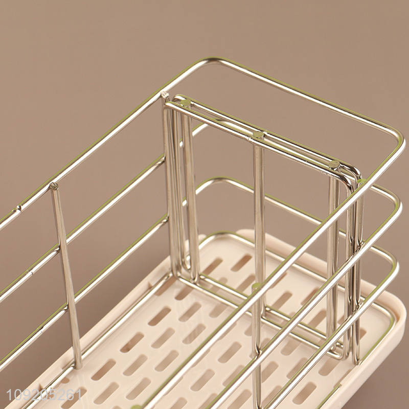 New Arrival Kitchen Sponge Holder Stainless Steel Kitchen Sink Organizer