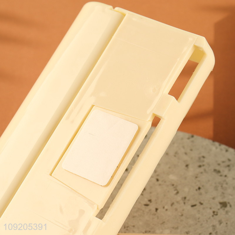 Hot Sale 6 Slots Wall Mounted Plastic Toothbrush Holder Bathroom Accessories