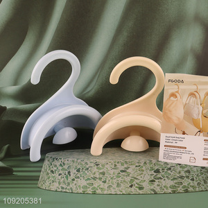 High Quality Bag Hook Space Saving Double Hook Arched Hanging Organizer