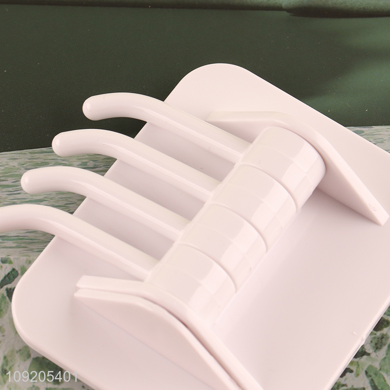 China Imports Wall Mounted Adhesive Rotary Hook Coat Towel Key Hanger