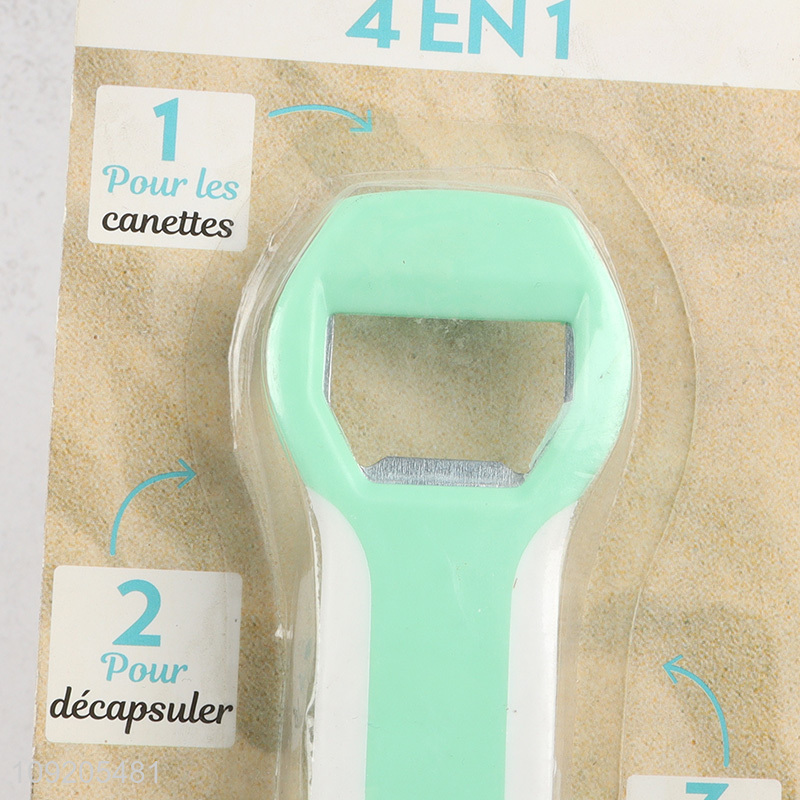 Popular products kitchen gadget multifunctional 4in1 bottle opener cans opener