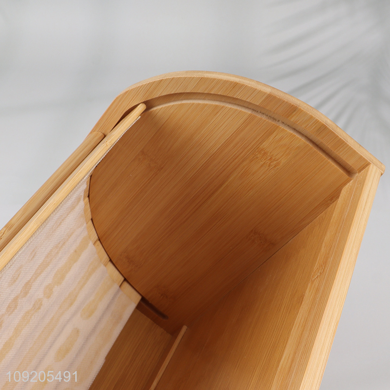 China products home kitchen bamboo food container bread box with lid