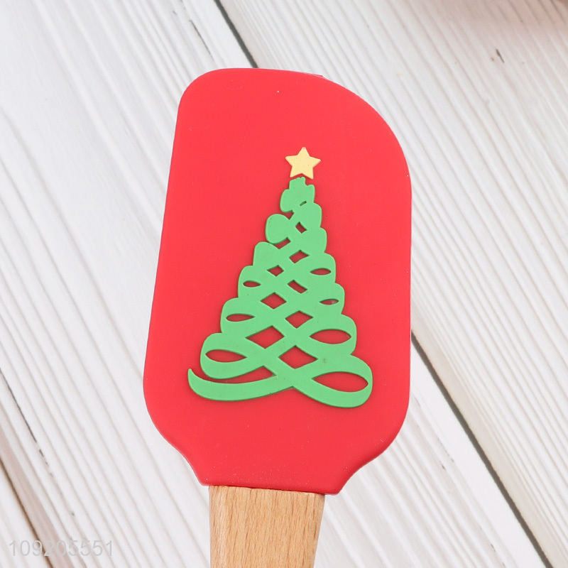 Yiwu market christmas series baking tool butter spatula cheese spatula