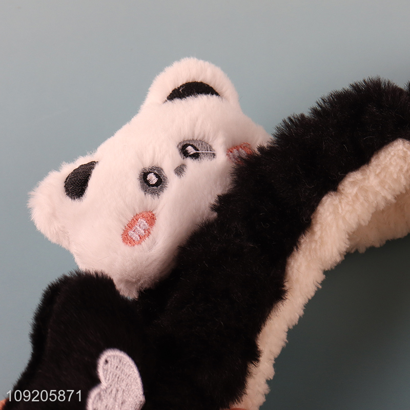 Online Wholesale Cute Panda Face Washing Headband Skincare Headband