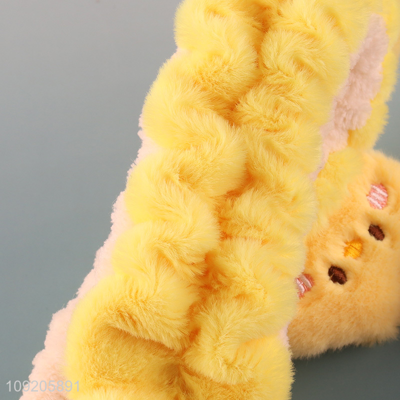 Good Quality Cute Chick Face Washing Headband Elastic Makeup Headband