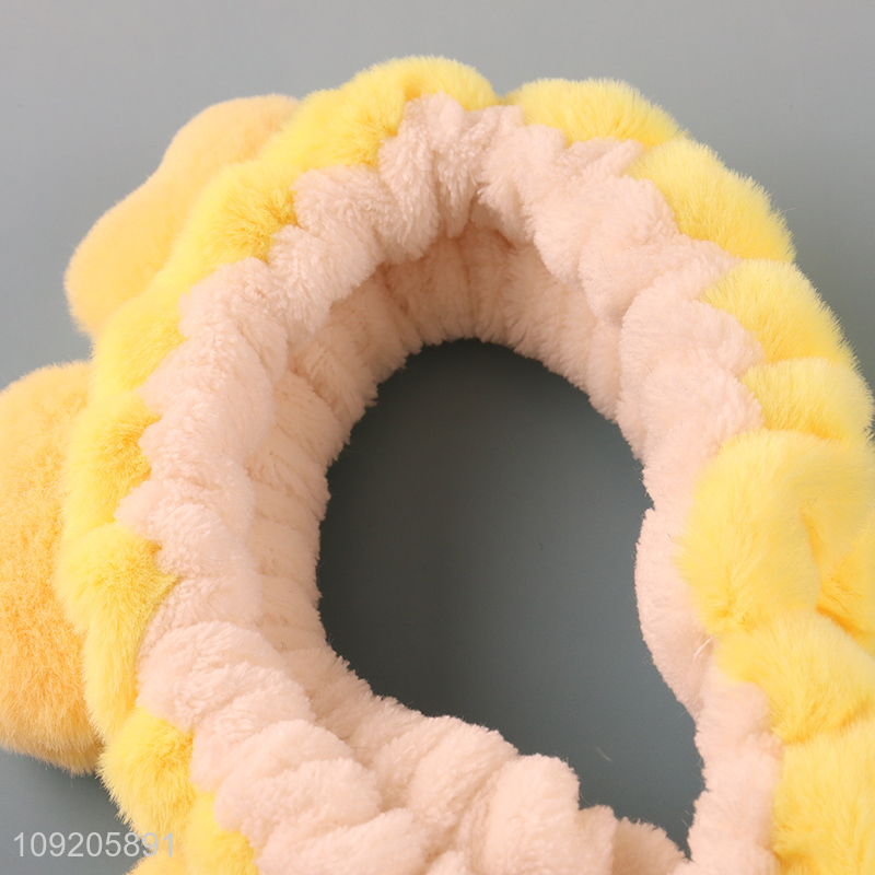 Good Quality Cute Chick Face Washing Headband Elastic Makeup Headband