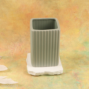 Hot selling home hotel bathroom accessories ceramic cup mouthwash cup wholesale