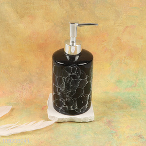 Hot products bathroom accessories ceramic hand pressure liquid soap dispenser