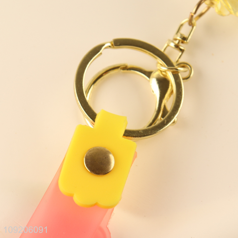 New Arrival Cute Key Chain with Dinosaur Pencil Sharpener Pendant