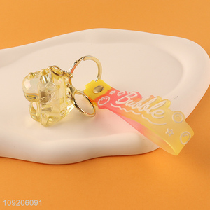 New Arrival Cute Key Chain with Dinosaur Pencil Sharpener Pendant