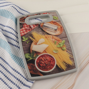 China Imports Custom Logo Flexible Plastic Cutting Board for Kitchen