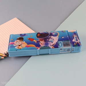 Good Quality Cute Pencil Case Plastic Pencil Box for Kids Students