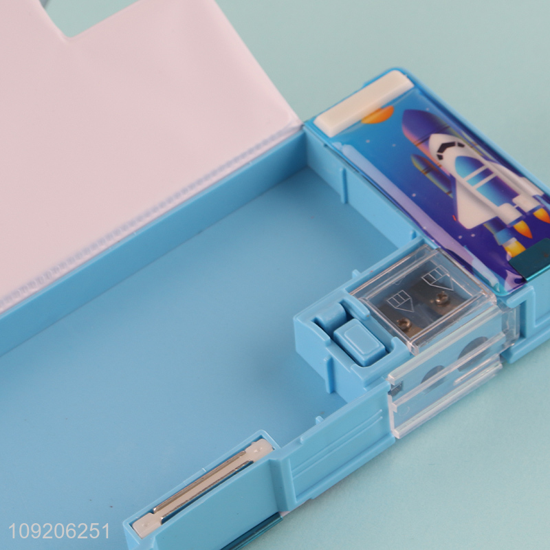 Good Quality Cute Pencil Case Plastic Pencil Box for Kids Students