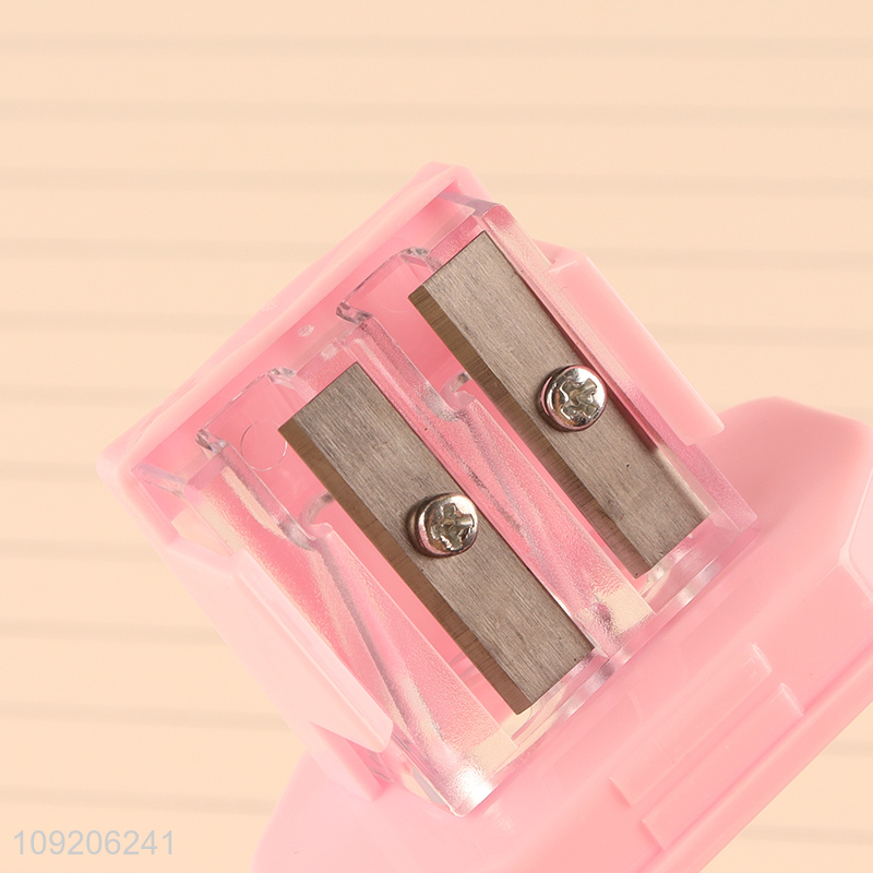 Hot Selling 2 Holes Pencil Sharpener Manual Pencil Sharpener Wholesale