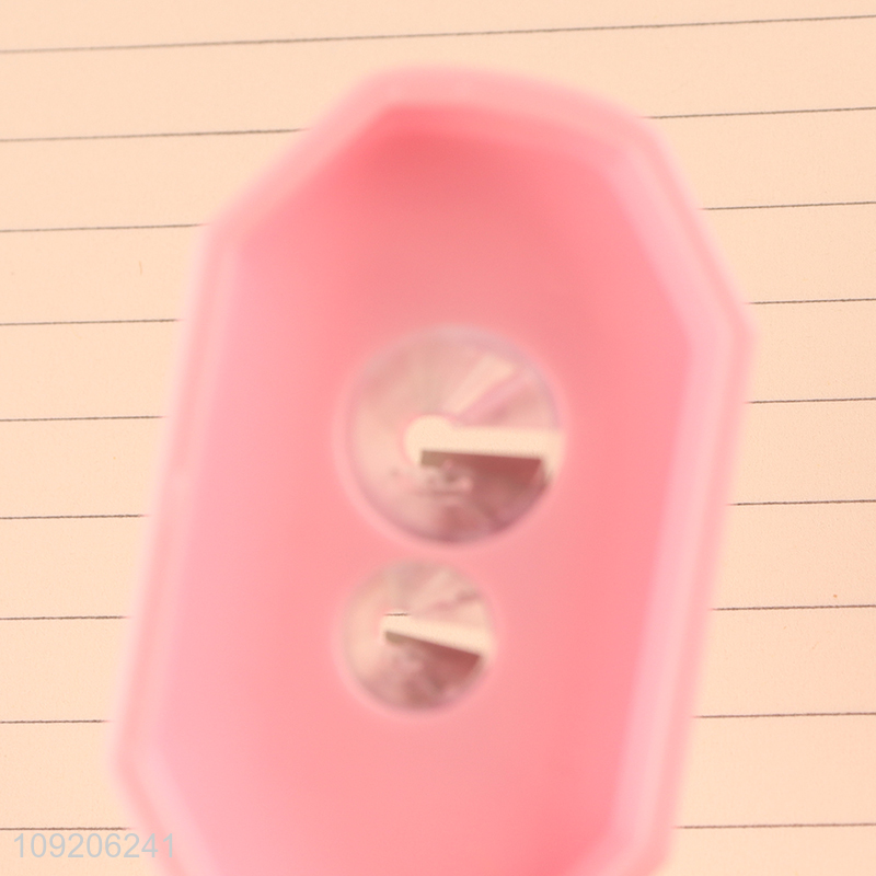 Hot Selling 2 Holes Pencil Sharpener Manual Pencil Sharpener Wholesale