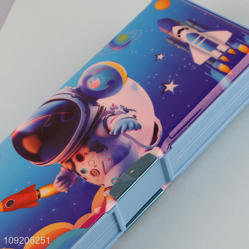 Good Quality Cute Pencil Case Plastic Pencil Box for Kids Students