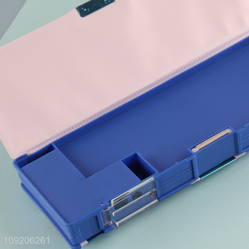 Hot Selling Cute Pencil Case Plastic Pencil Box for Student School