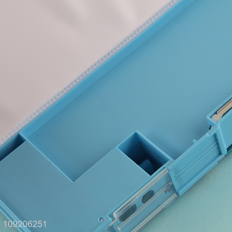 Good Quality Cute Pencil Case Plastic Pencil Box for Kids Students