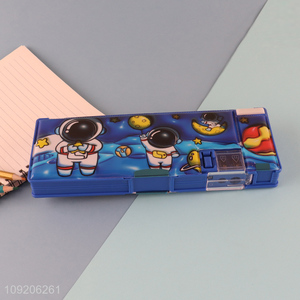 Hot Selling Cute Pencil Case Plastic Pencil Box for Student School