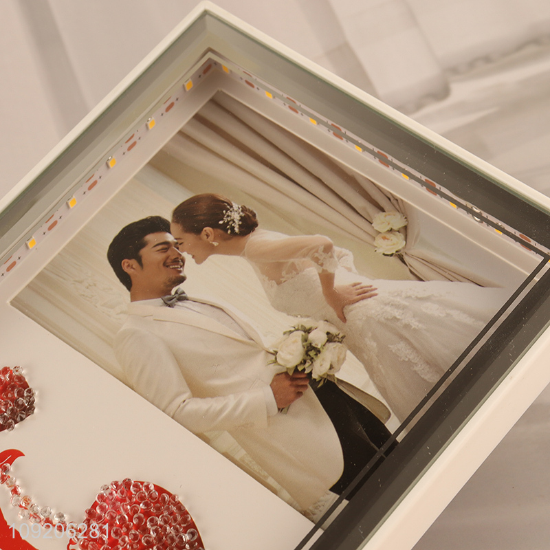Good Quality Led Light Plastic Picture Frame for Home Decor
