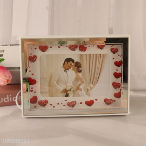 New Arrival Light Up Plastic Picture Frame Led Photo Frame