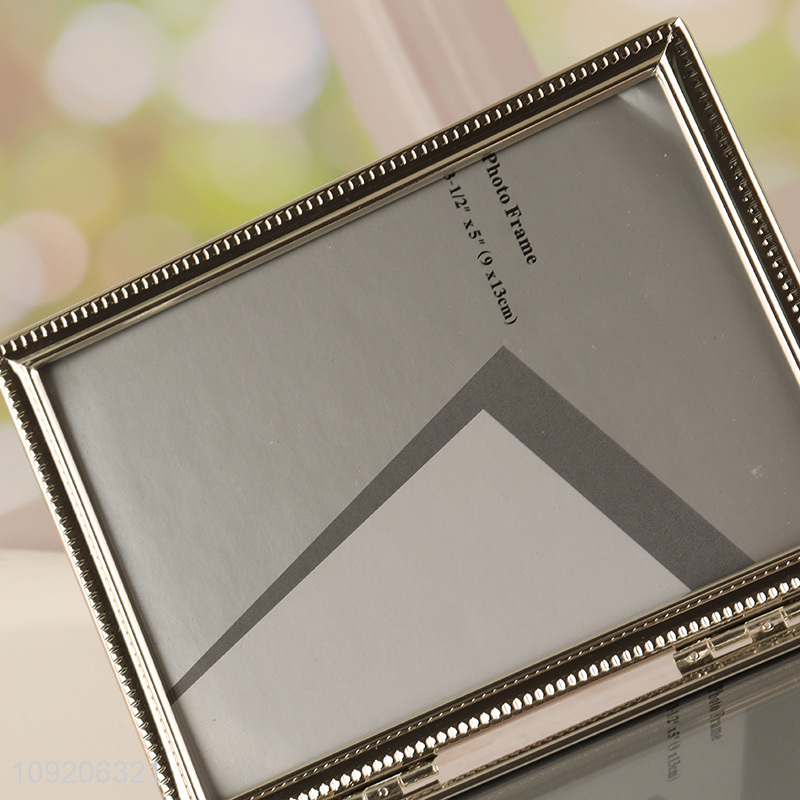 High Quality Hinged Double Metal Picture Frames Metal Photo Frame
