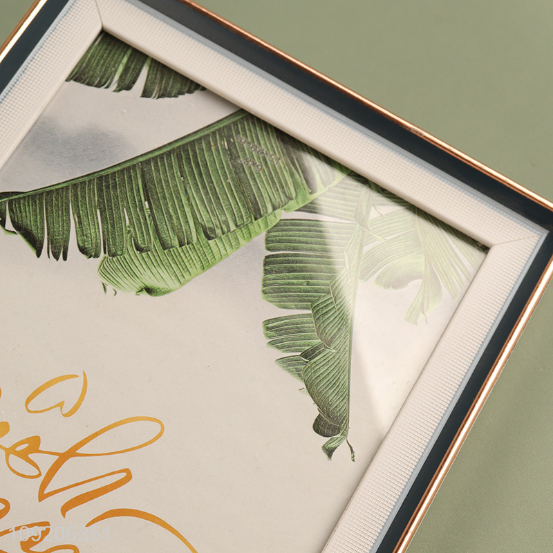 Factory Supply 4X6 5X7 6X8 Inch Plastic Picture Frame Custom Photo Frame