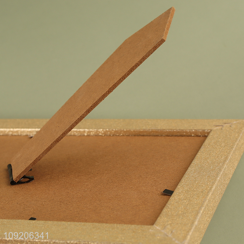 Wholesale 3.5X5 4X6 5X7 6X8 Inch Gold Picture Frame Plastic Photo Frame