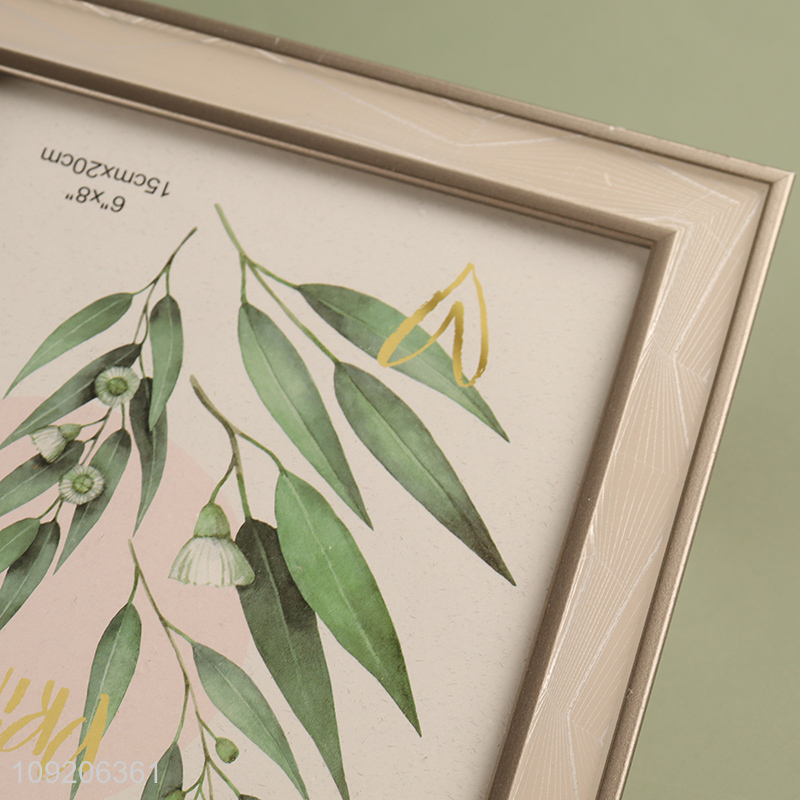 Online Wholesale 5X7 6X8 Inch Plastic Picture Frame for Home Tabletop Decor