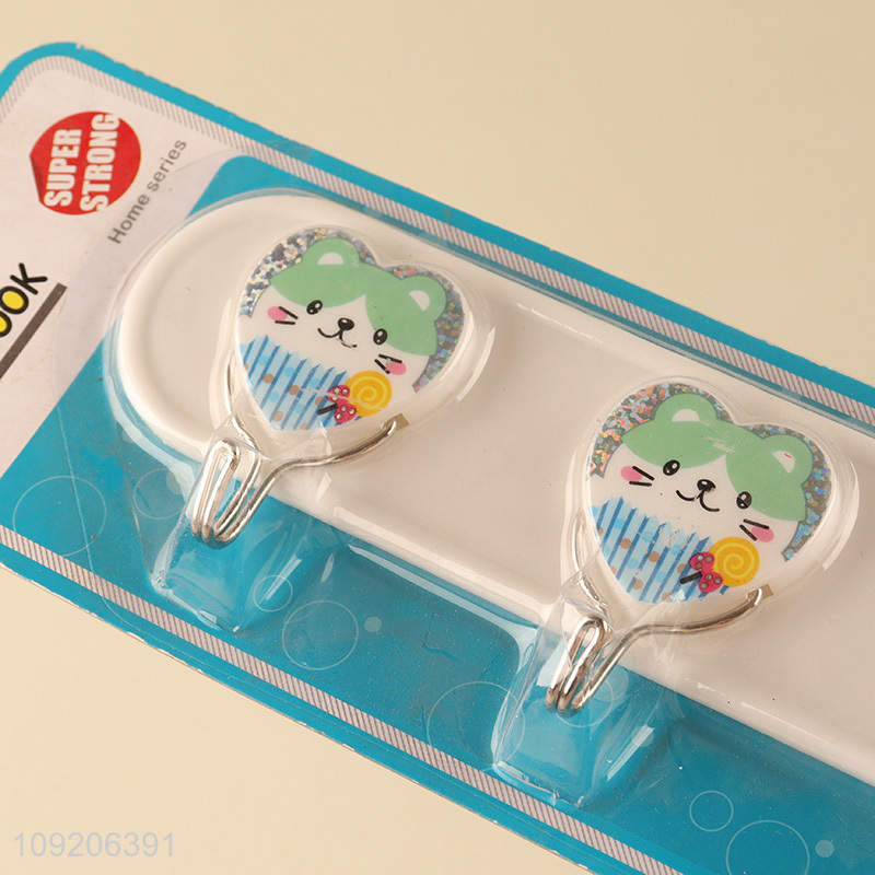 Hot Selling 5-Hook Self Adhesive Hook Wall Hanging Hook for Bathroom