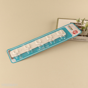 New Product 5-Hook Self Adhesive Hook Wall Hanging Hook for Towels