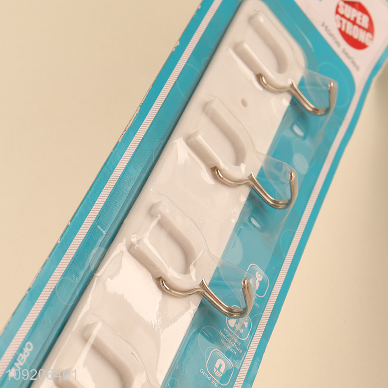 New Product 5-Hook Self Adhesive Hook Wall Hanging Hook for Towels