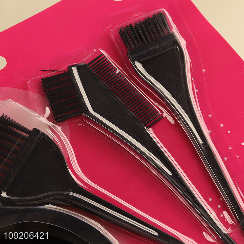 Factory Price 4PCS Hair Dye Coloring Kit With Hair Dye Brushes & Bowl