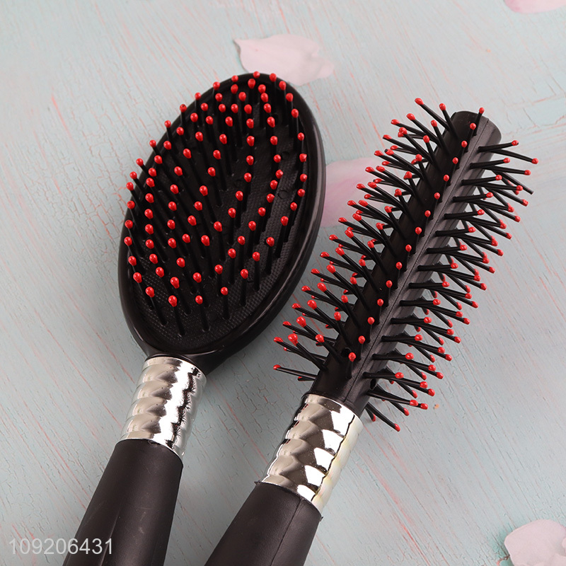 China Imports 4 Pieces Plastic Comb Set Plastic Hair Brush Set