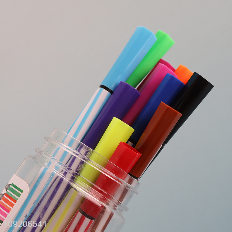 Online Wholesale 12 Colors Washable Water Color Pens for Kids Drawing