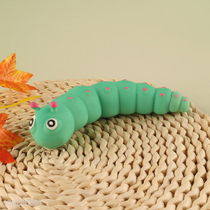 Wholesale Sand Filled Stretchy Caterpillars Fidget Sensory Toy for Kids