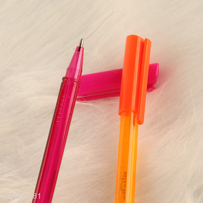 New Product 6 Pieces Colorful Ballpoint Pens Set for Writing & Journaling