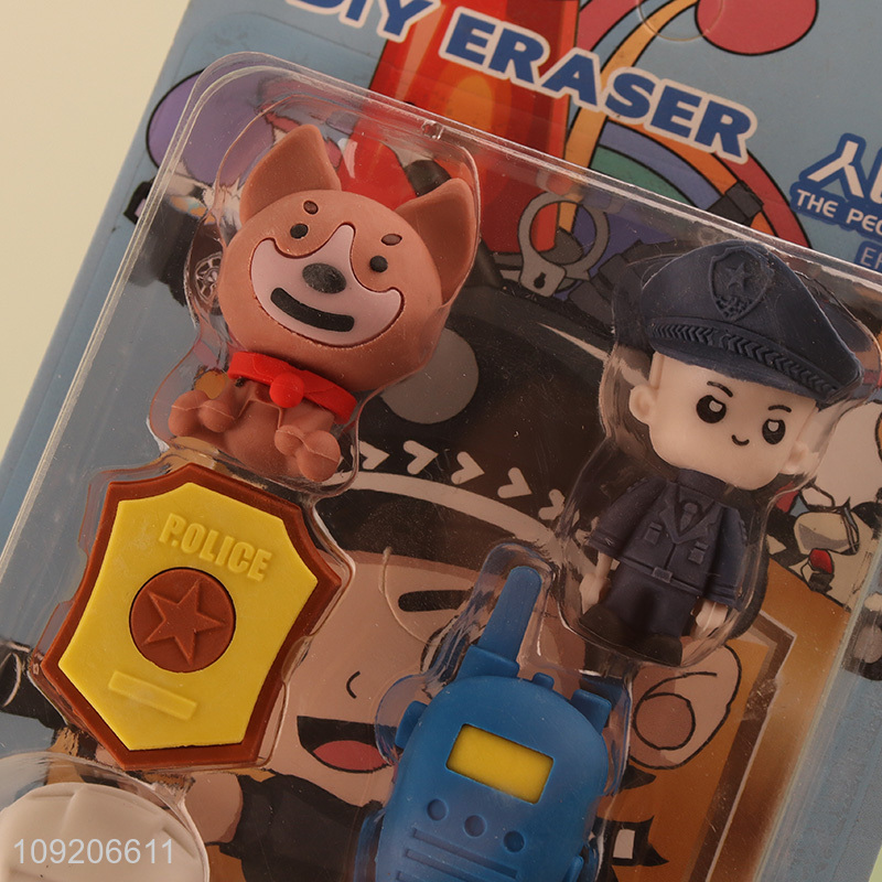 New Arrival 6 Pieces Cute Erasers Mini Erasers for Kids Students