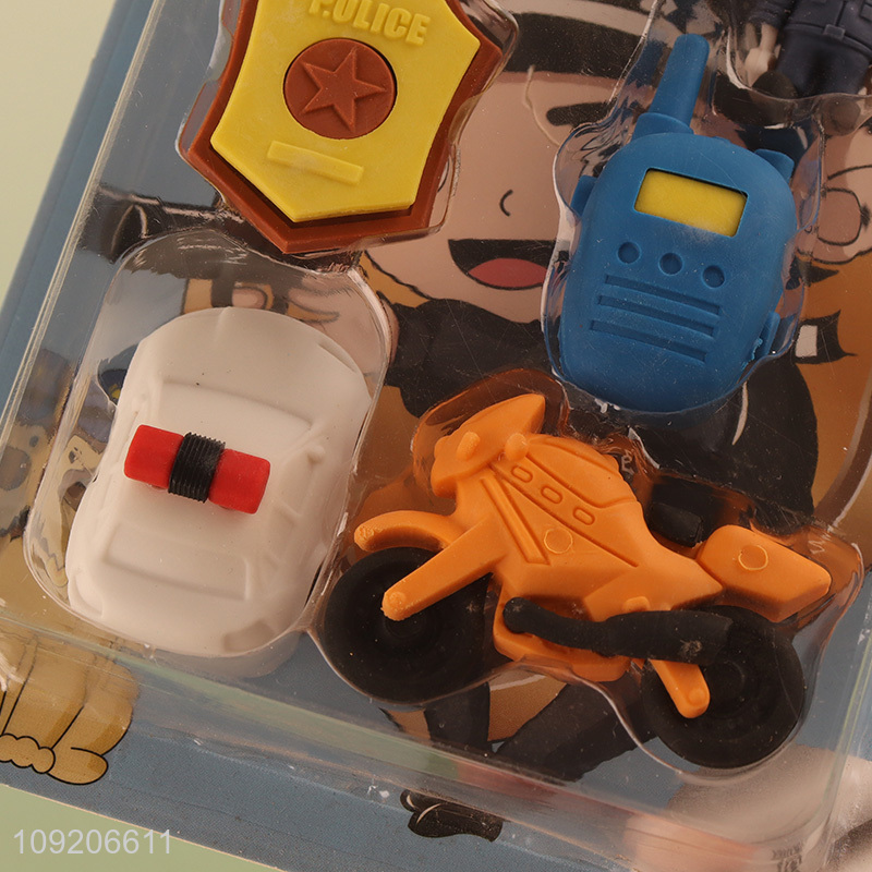 New Arrival 6 Pieces Cute Erasers Mini Erasers for Kids Students