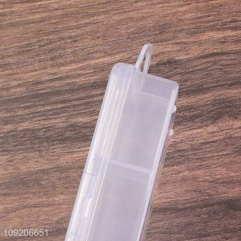 Online Wholesale 6-Grid Divided Plastic Storage Box for Fish Tackles