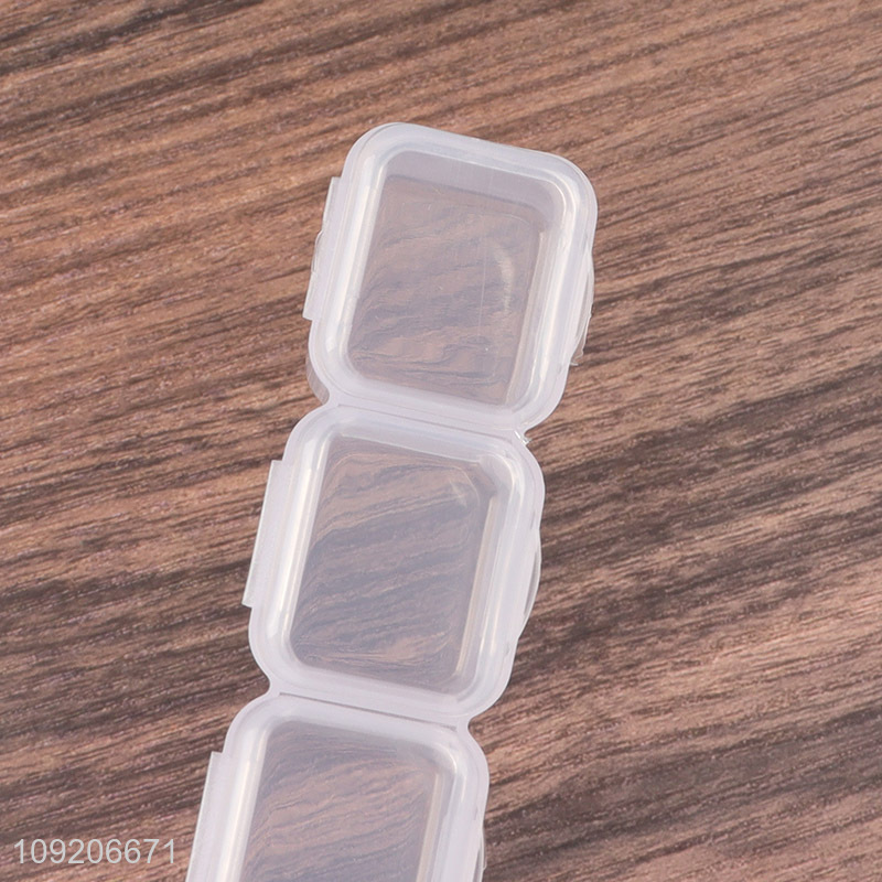 New Product 28-Grid Plastic Organizer Box Jewelry Organizer Pill Case