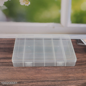 High Quality 24-Grid Divided Plastic Organizer Box for Nail Accessories