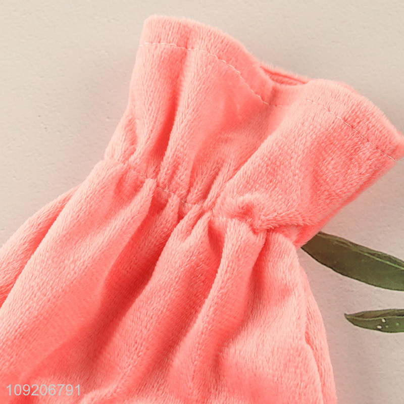 Factory Direct Sale Cute Fuzzy Reusable Hot Water Bottle Cover