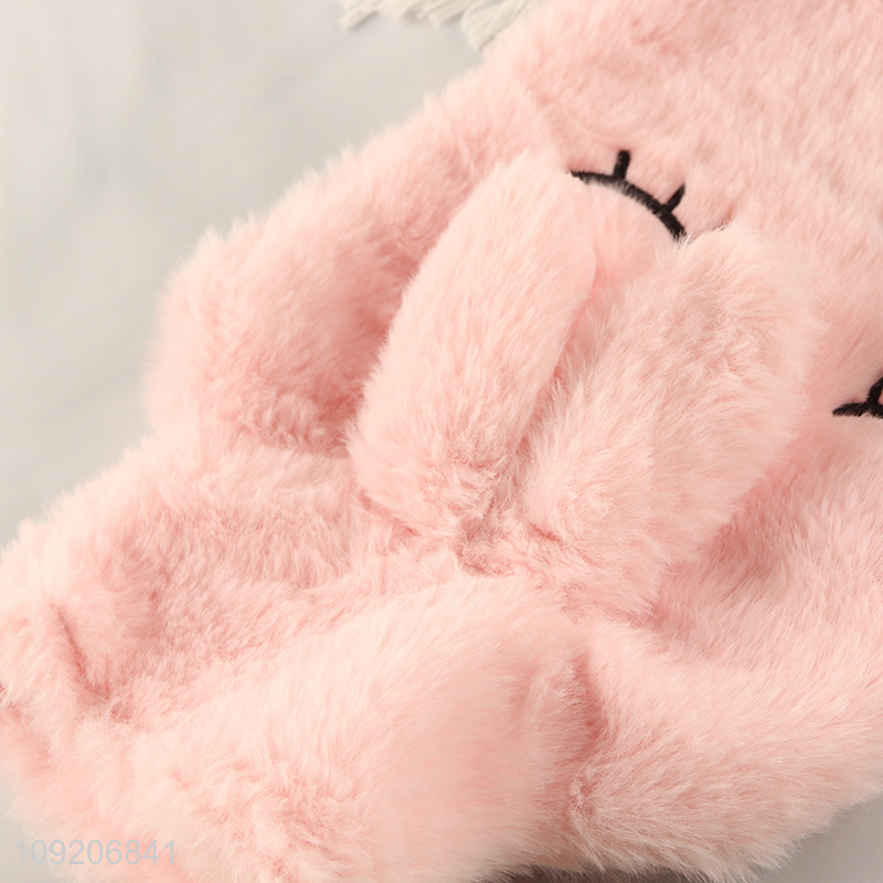 China Imports Cute Fluffy Hot Water Bottle Cover for Kids Adults