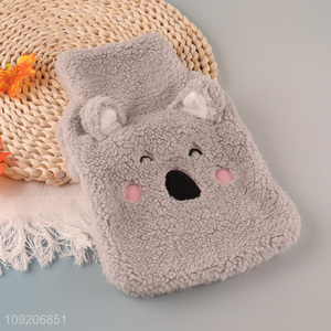 Factory Supply Cute Fluffy Plush Hot Water Bottle Cover Wholesale