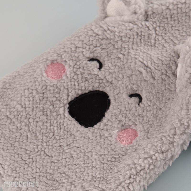 Factory Supply Cute Fluffy Plush Hot Water Bottle Cover Wholesale